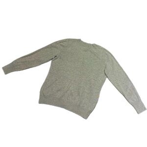 Adrienne Vittadini Studio Womens Sweater Gray Sz XL Pullover Stretch V Neck